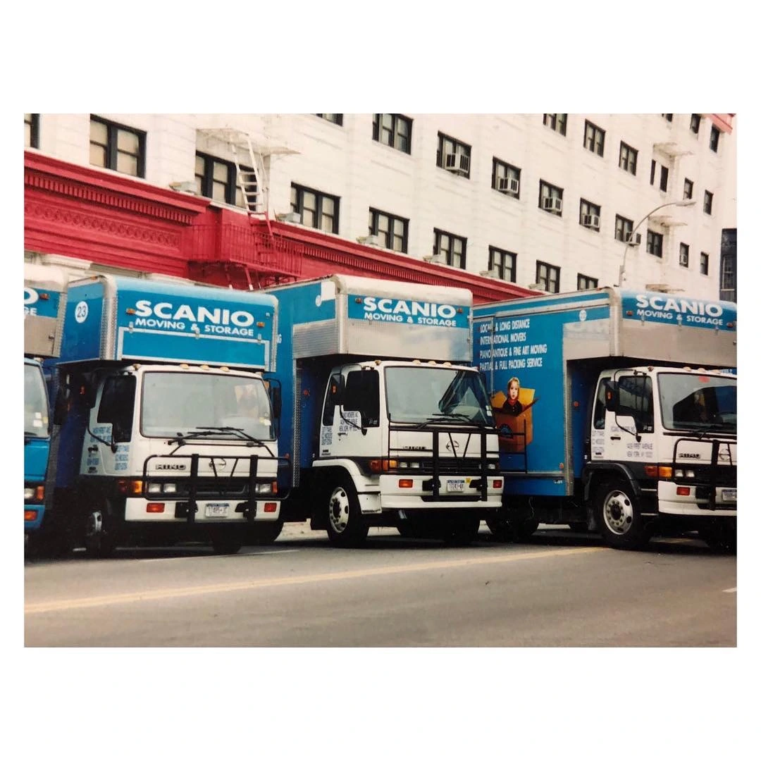 Vintage Scanio Moving trucks